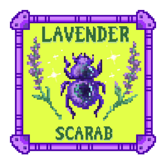 Lavender Scarab